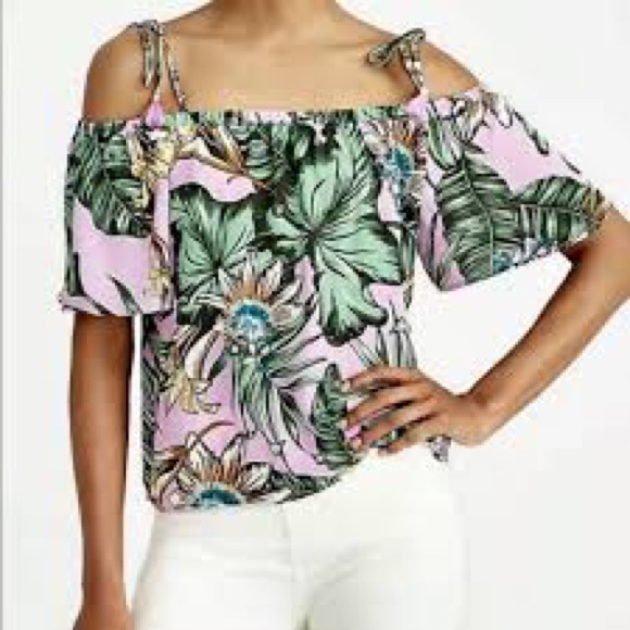 J. Crew Tropical Leaves Poplin Shirt - Picture 1 of 6